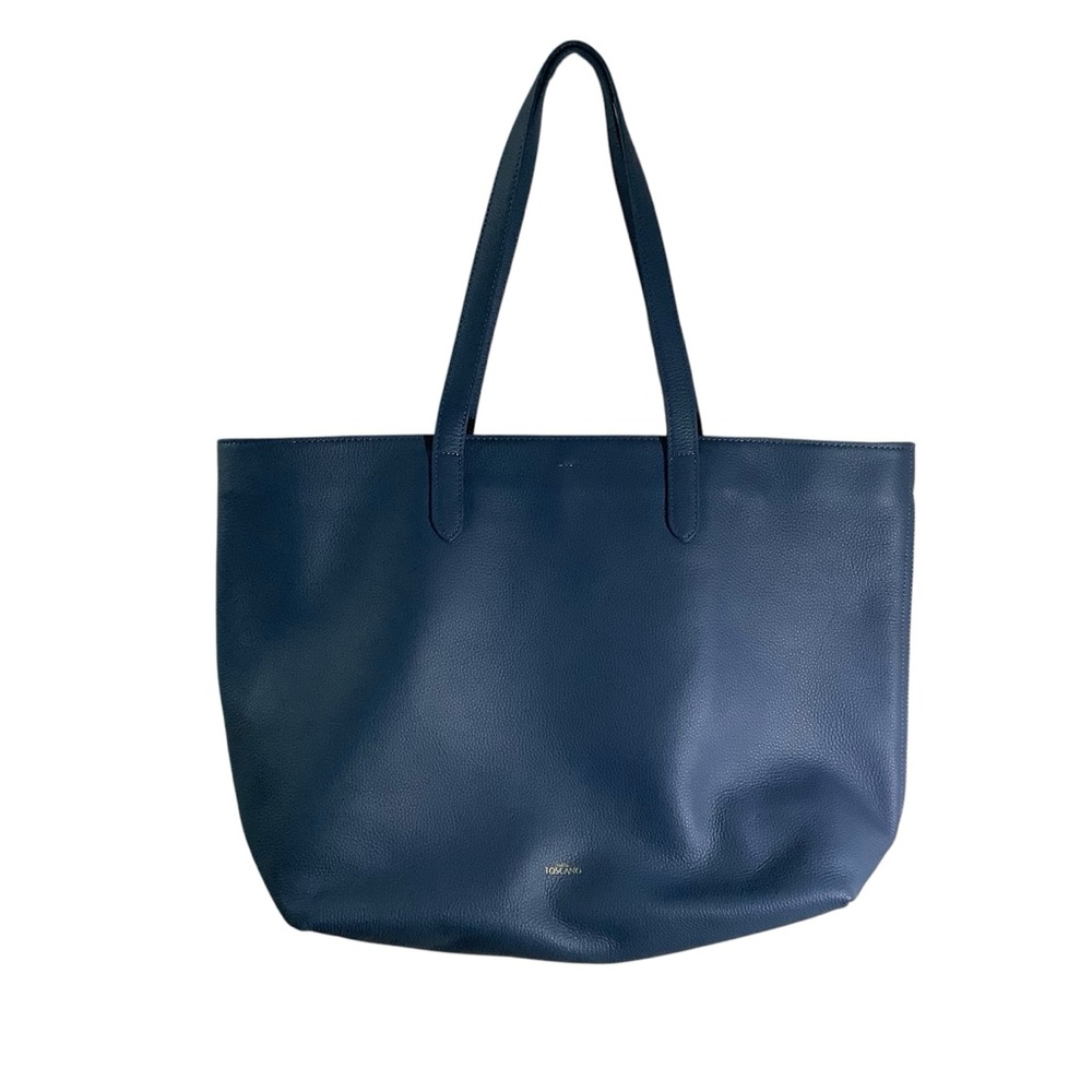 Tocco Toscano Blue Aimee Leather Tote Bag